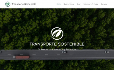 transportesostenible.com screenshot