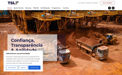 transportestsl.com.br screenshot
