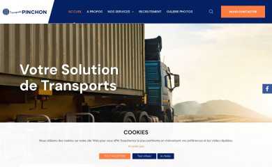 transports-pinchon.fr screenshot
