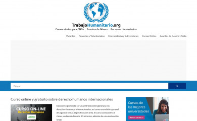 trabajohumanitario.org screenshot
