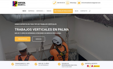trabajosverticalesenmallorca.com screenshot
