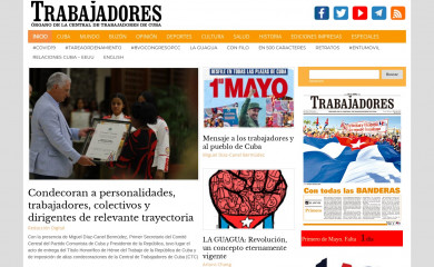 trabajadores.cu screenshot