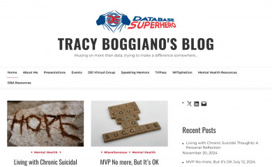 tracyboggiano.com screenshot