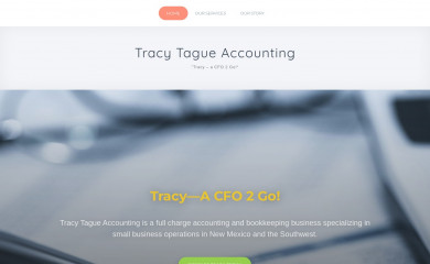 tracytague.com screenshot