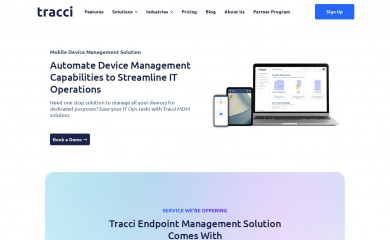 tracci.co screenshot