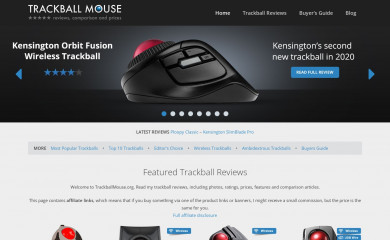 trackballmouse.org screenshot