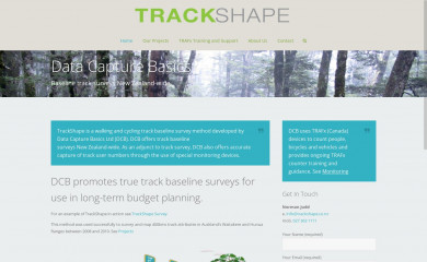 trackshape.co.nz screenshot