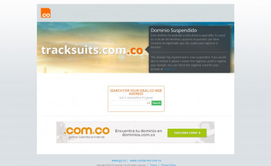tracksuits.com.co screenshot