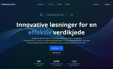 tradesolution.no screenshot