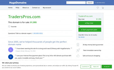 traderspros.com screenshot