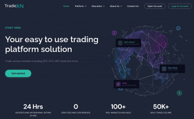 tradexn.com screenshot