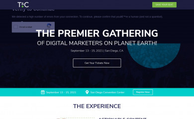 trafficandconversionsummit.com screenshot