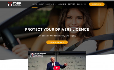 trafficoffendersprogram.com.au screenshot