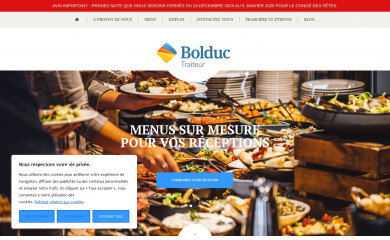 traiteurbolduc.com screenshot