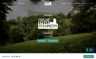 traildesforts.com screenshot