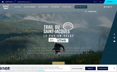 trailsaintjacques.com screenshot
