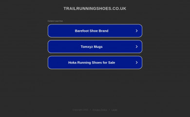trailrunningshoes.co.uk screenshot