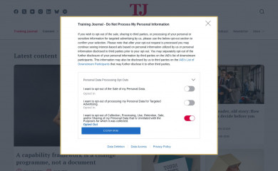 trainingjournal.com screenshot