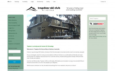 trapdoor.com.au screenshot