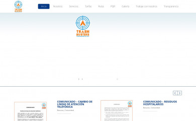 trashbusters.com.co screenshot