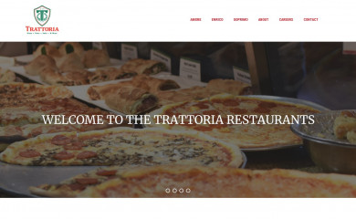 trattoriarestaurants.com screenshot