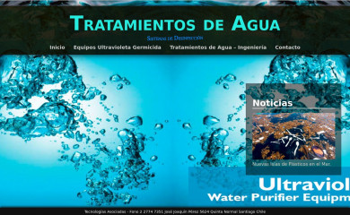 tratamientosdeagua.cl screenshot