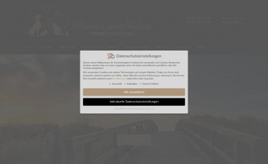 trauermitherz.at screenshot