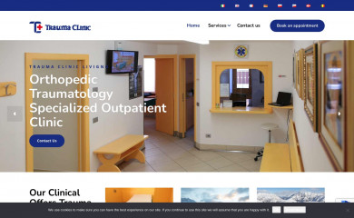 traumaclinic.it screenshot