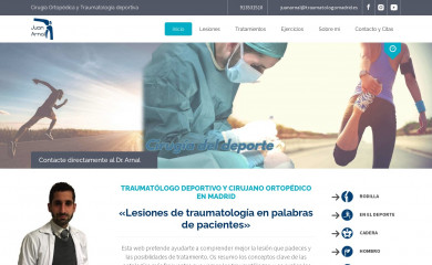 traumatologomadrid.es screenshot