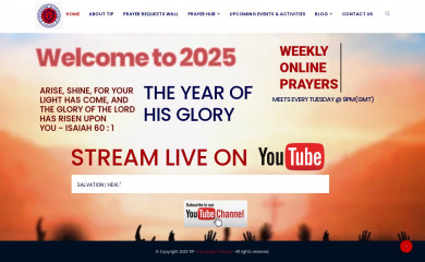 travailinginprayers.org screenshot