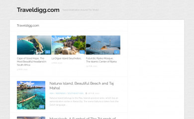traveldigg.com screenshot