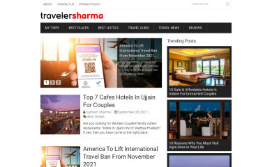 travelersharma.com screenshot