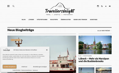 travellersdelight.de screenshot