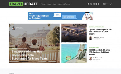 travelupdate.com screenshot