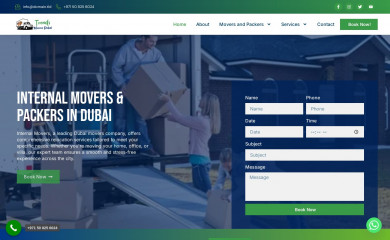 trendmoversdubai.com screenshot