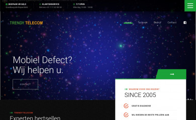 trendytelecom.nl screenshot