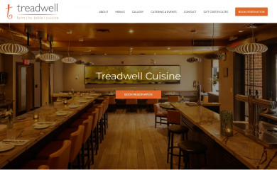 treadwellcuisine.com screenshot