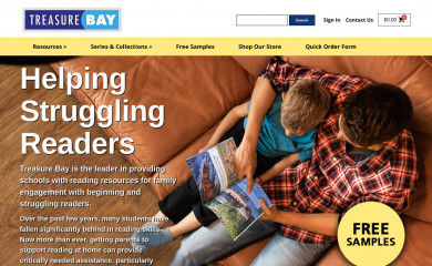 treasurebaybooks.com screenshot