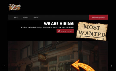 treasuresign.com screenshot
