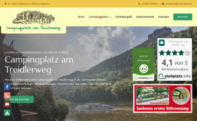 treidlercamping.de screenshot