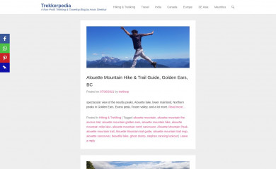 trekkerpedia.com screenshot