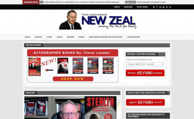 trevorloudon.com screenshot
