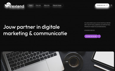 trextend.be screenshot