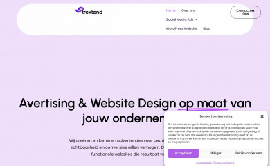 trextend.be screenshot