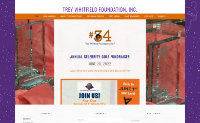 treywhitfieldfoundation.org screenshot