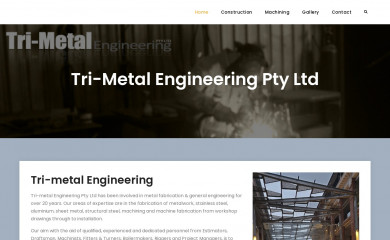trimetal.com.au screenshot