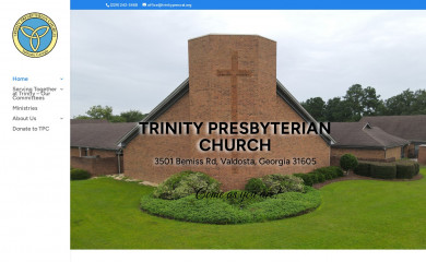 trinitypresval.org screenshot