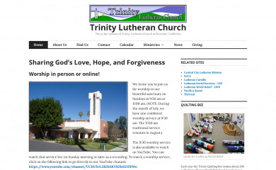 trinityriverside.org screenshot
