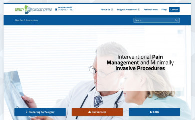 trinitysurgicalcare.com screenshot