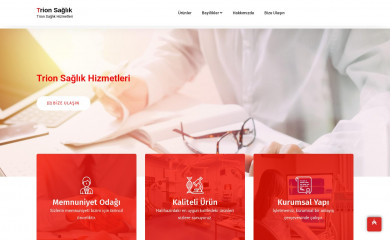 trionsaglik.com screenshot